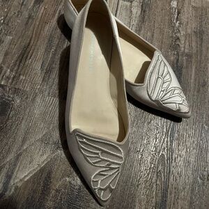 Sophia Webster Satin Bibi Flats